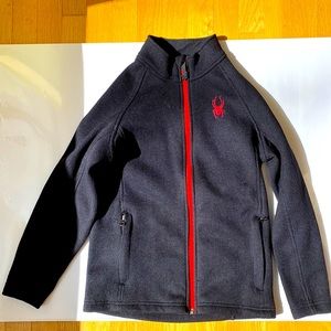 Spyder Black Fleece Boys 10/12